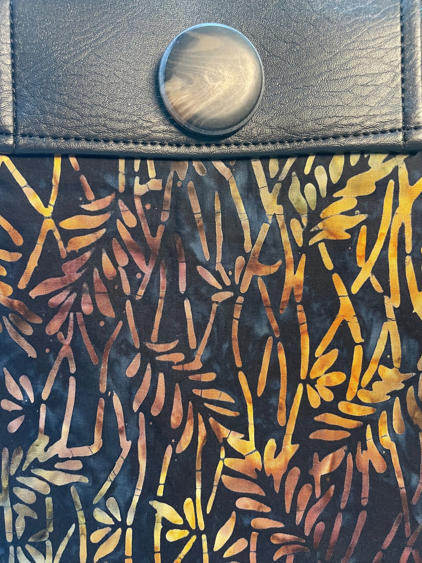 Beautiful Batik w/gold lining dressy rolling walker cover *Shipping included