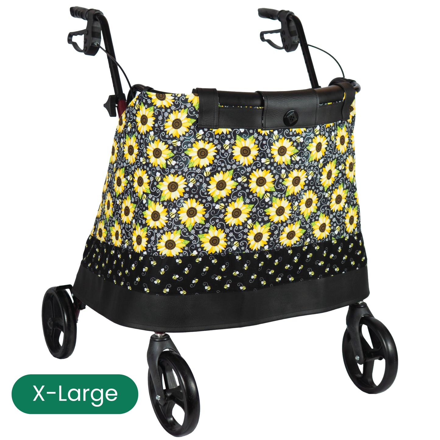 Cheerful Sunflowers and Bees