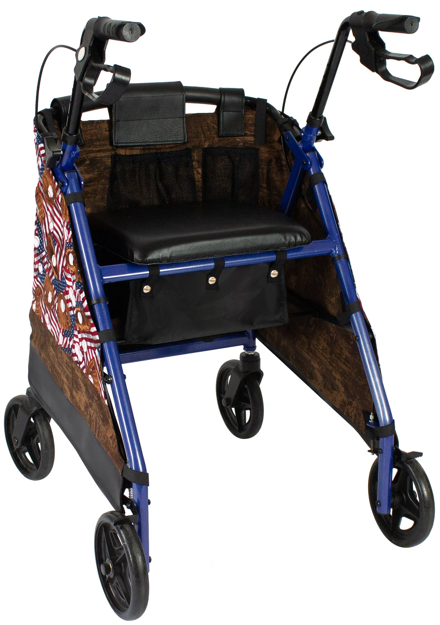 Baseball Americana rolling walker wrap *Shipping included