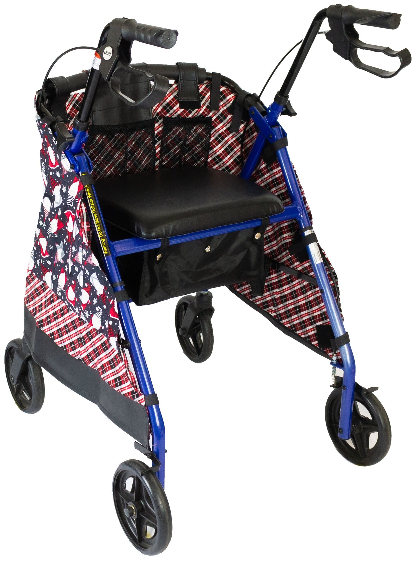 Festive Gnomes holiday rolling walker cover *Shipping included