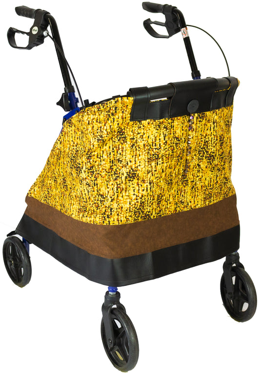 Glittering Earth dressy rolling walker cover *Shipping included