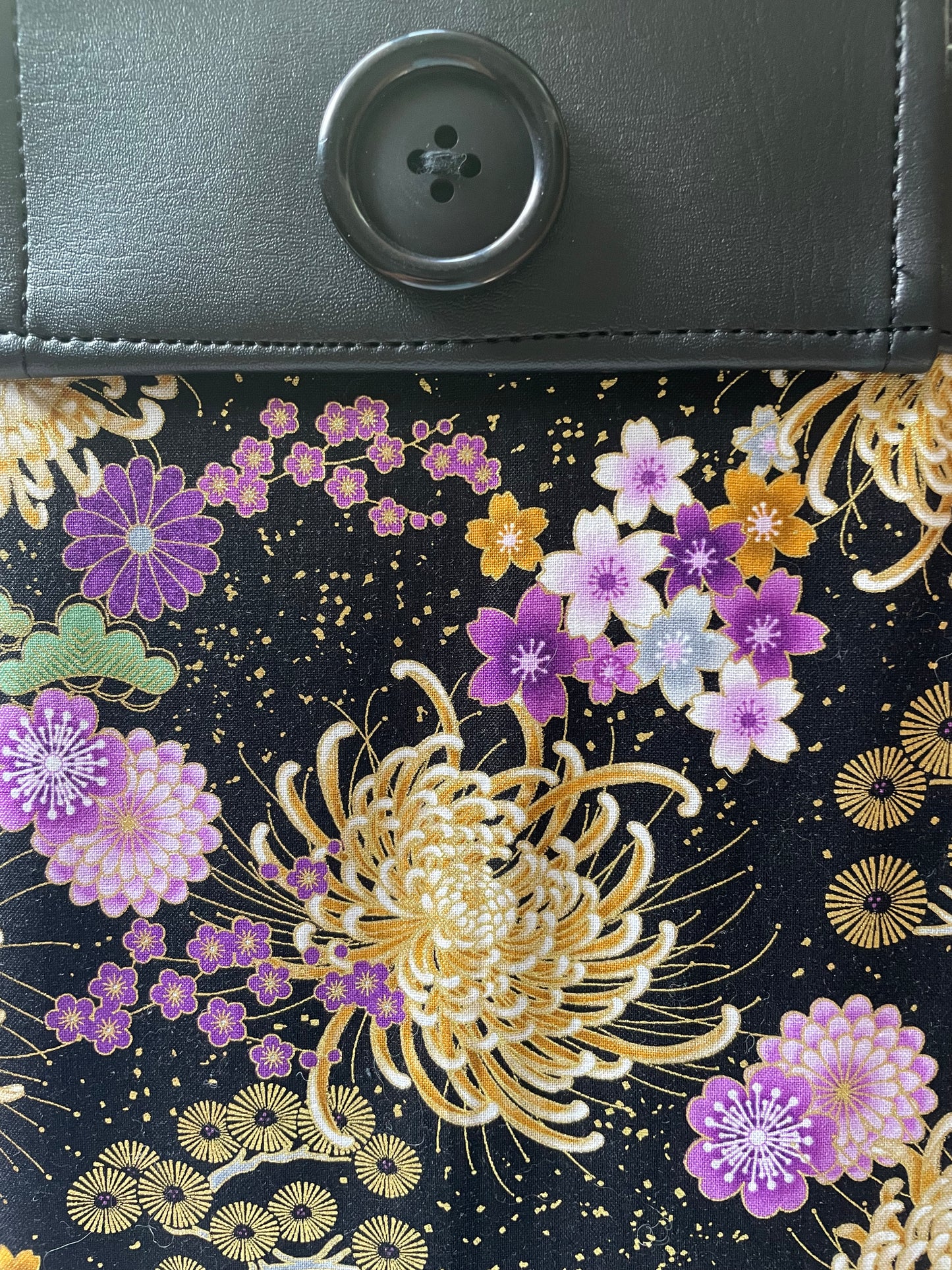 METALLIC FLORAL GARDEN-butterfly lining - *Shipping included in price