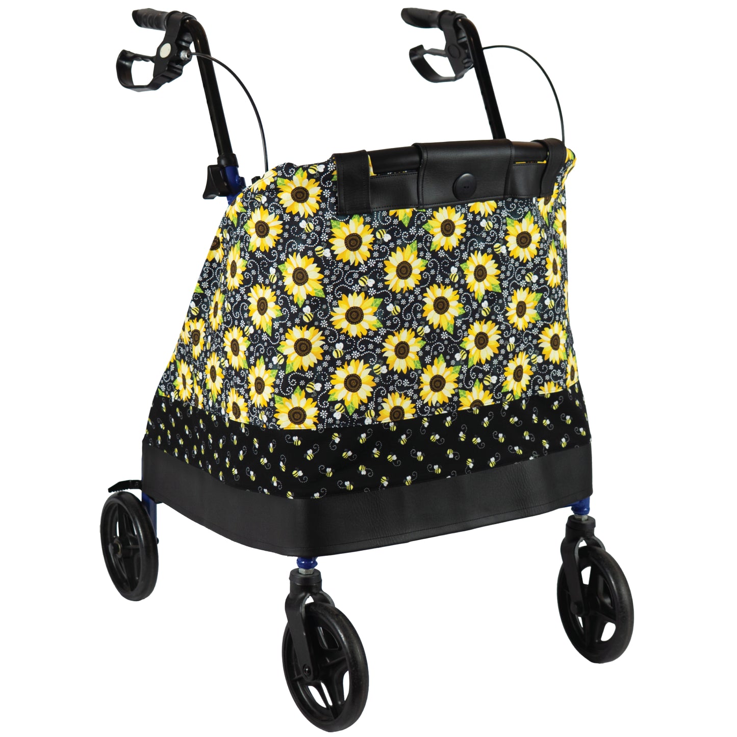 Cheerful Sunflowers and Bees