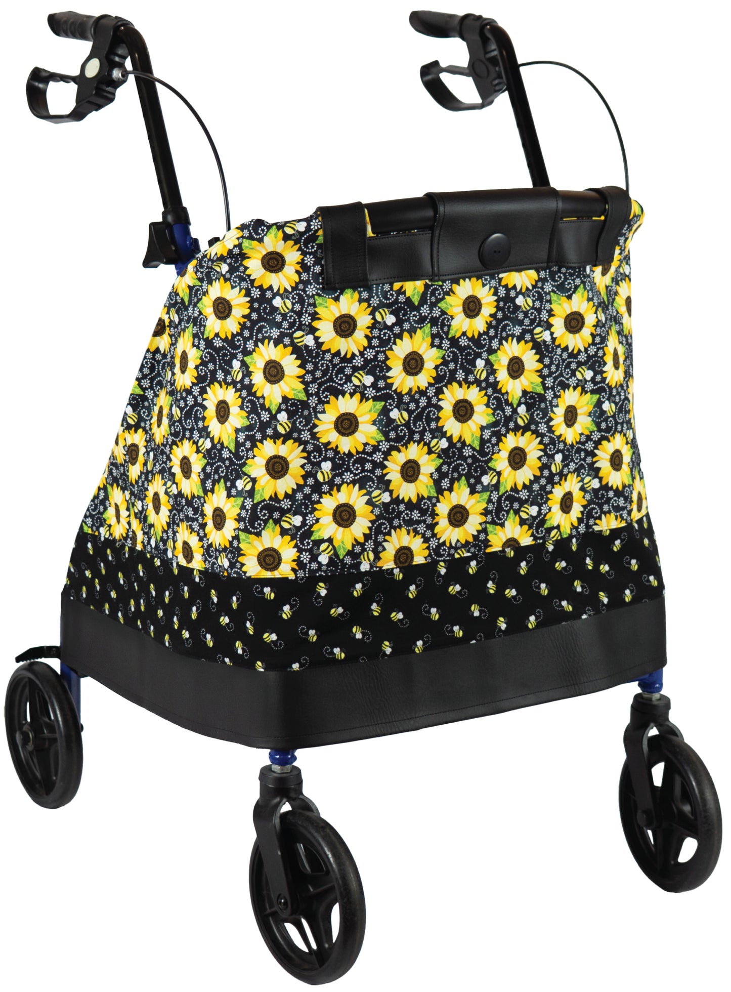 Cheerful Sunflowers and Bees