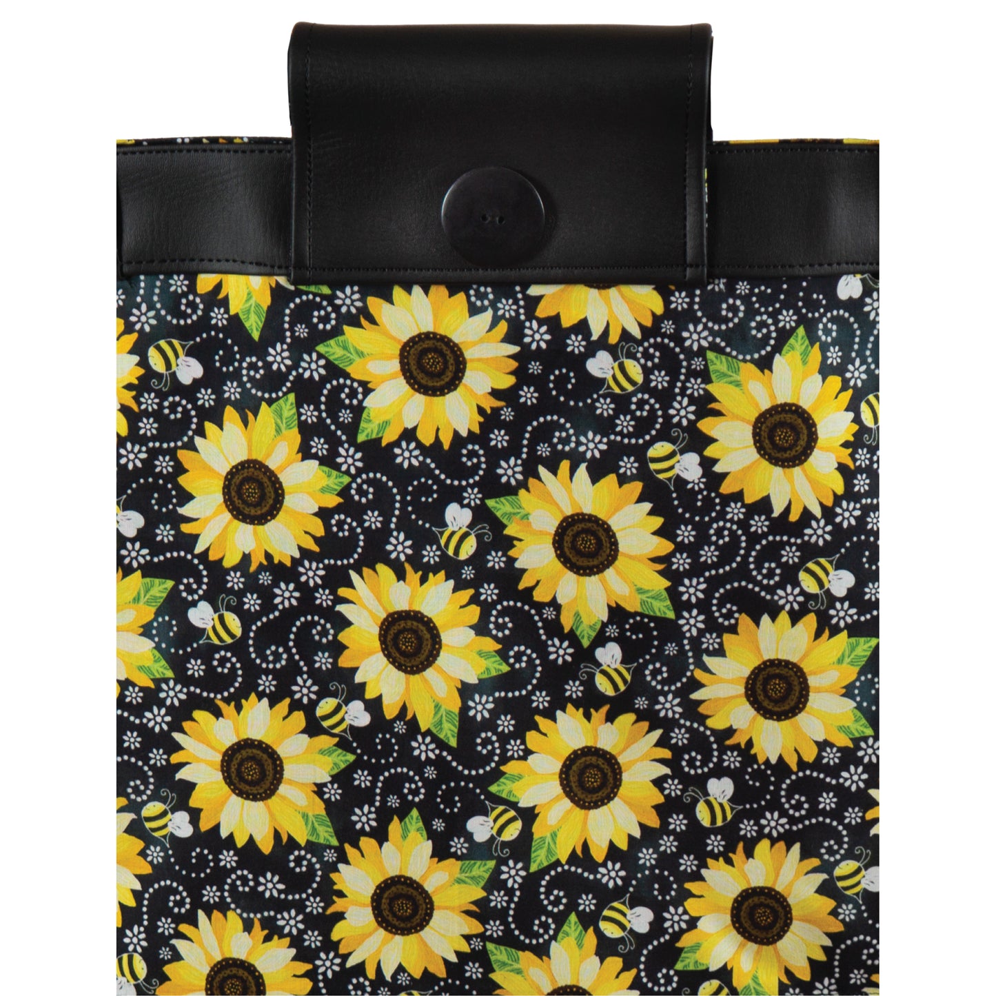 Cheerful Sunflowers and Bees